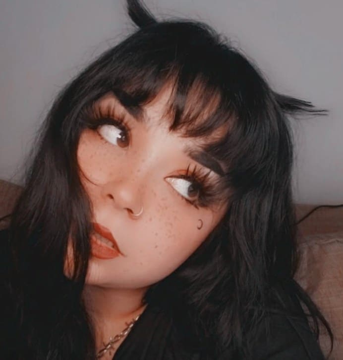Horn hair e girl trend TikTok 0