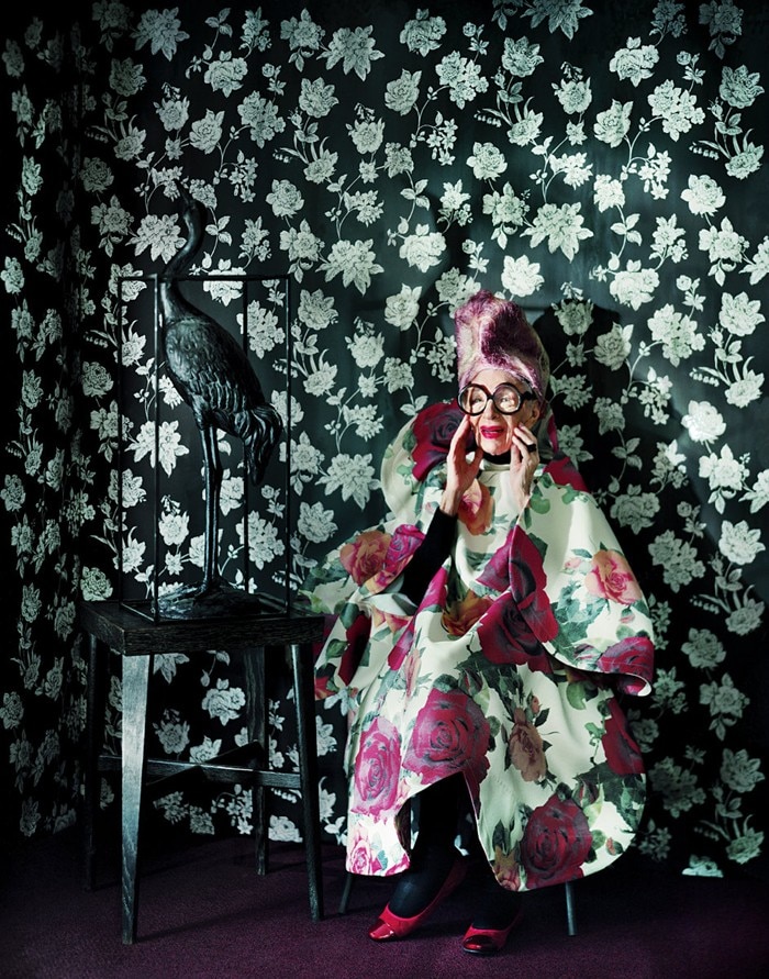 Clothing by Comme des Gar&#231;ons AW12; headpiece by D 4