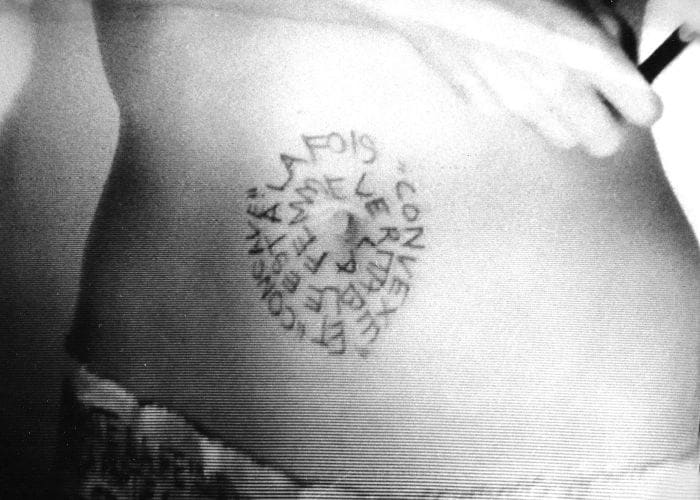 The headless woman/The belly dance artist, Nil Yalter, 1974
