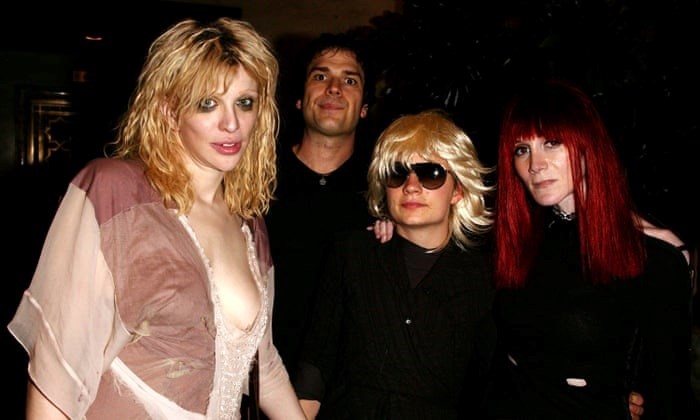 Courtney Love with Knoop as JT Leroy and Laura Albert