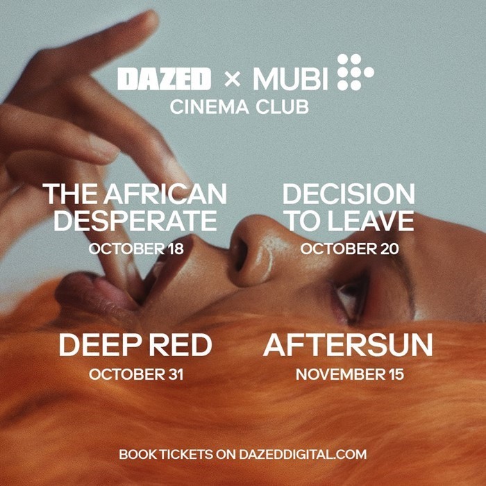 Dazed x MUBI Cinema Club flyer