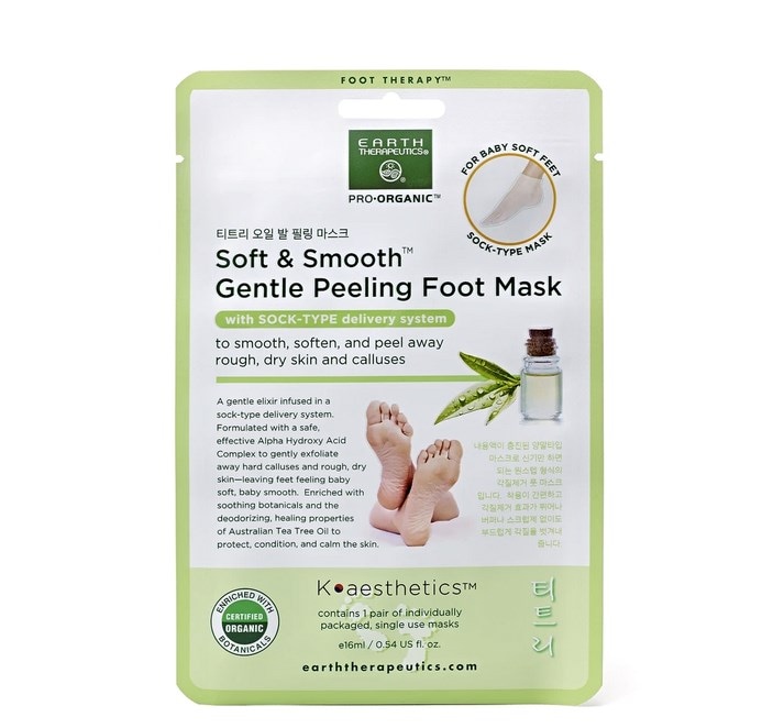 Earth Theraputics Tea Tree Exfoliating Sock Mask