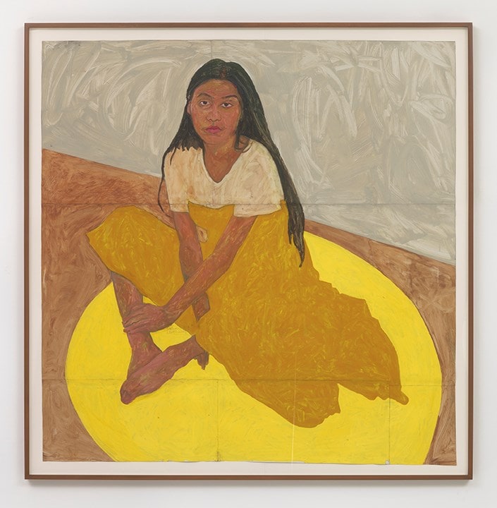 Amoako Boafo, “Yellow Dress” 17