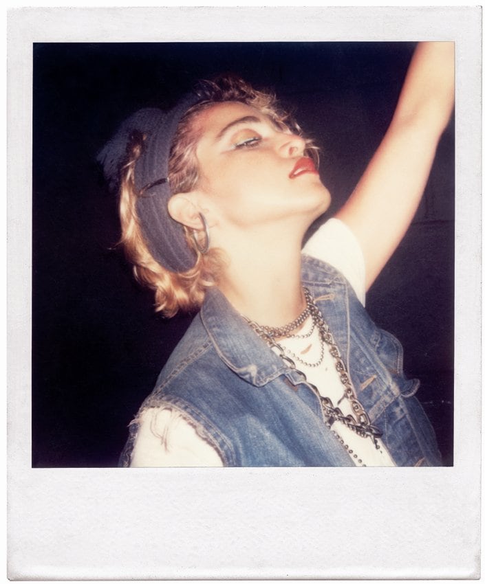 Madonna, polaroid by Maripol 1