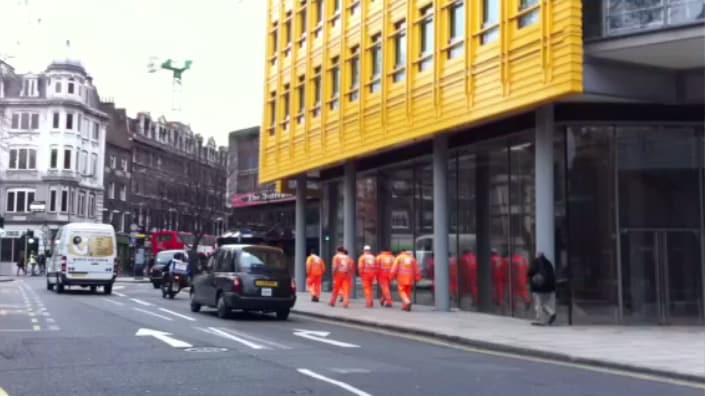 Jesse Wine, Aliens, video, sound, 53 seconds, UK 2 2