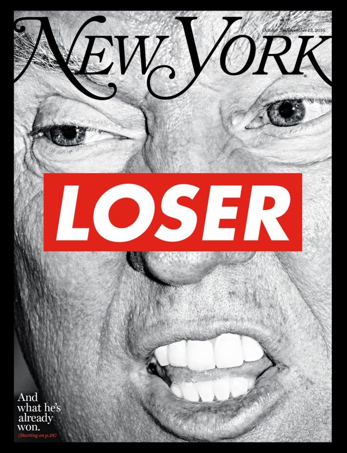 barbara kruger NY Magazine cover