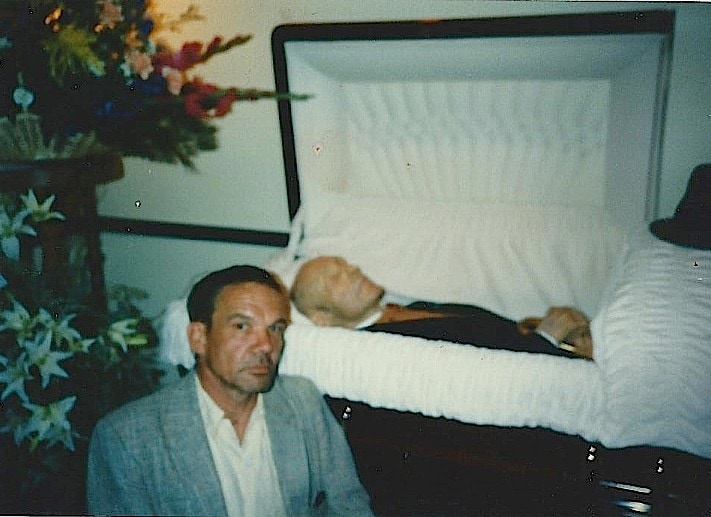 Wayne Propst at WB&#39;s funeral - self portrait 0