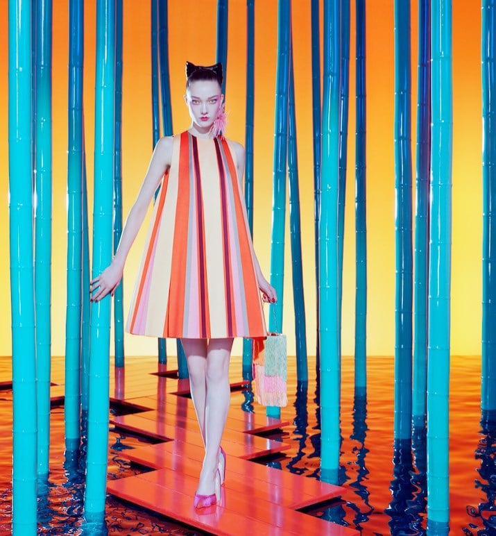 Paule Ka SS17 campaign Miles Aldridge Yumi Lambert