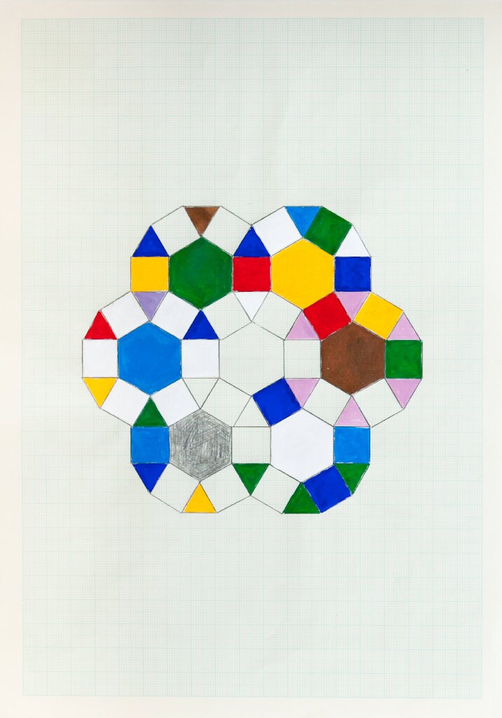 Untitled (Drawing 4), 2011, gouache and pencil on 