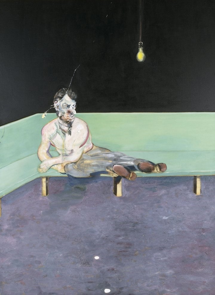 Francis Bacon, “Study for Portrait of Lucian Freud” (1964)