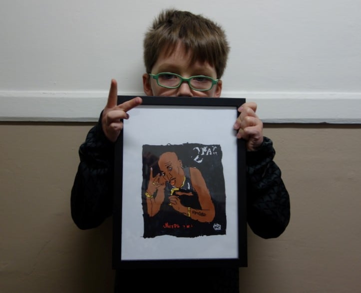 Yung Lenox, rap drawings, Dazed 4