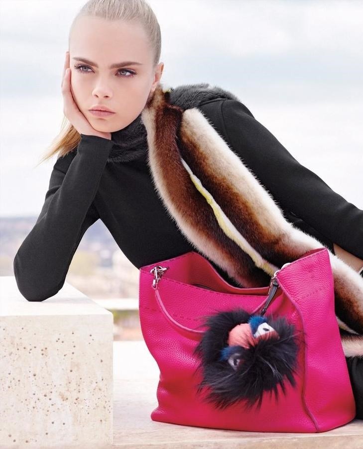 Cara Delevingne in Fendi’s AW13 campaign