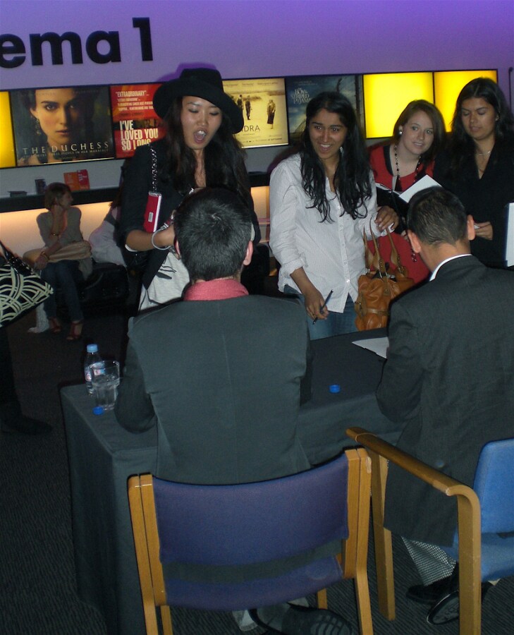 Viktor &amp; Rolf with their fans. 1