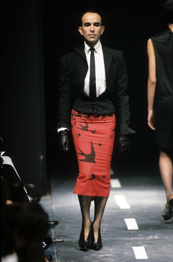 Mr Pearl corset maker Alexander McQueen The Birds who