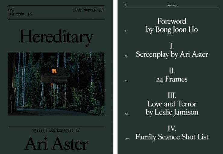Hereditary screenplay book