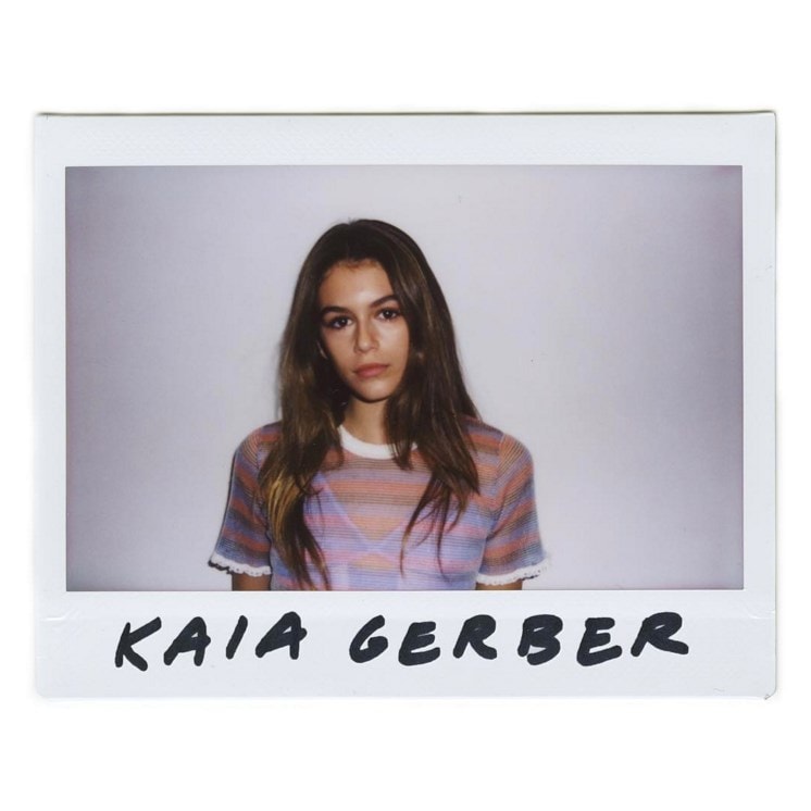 Kaia Gerber for Alexander Wang SS16 1