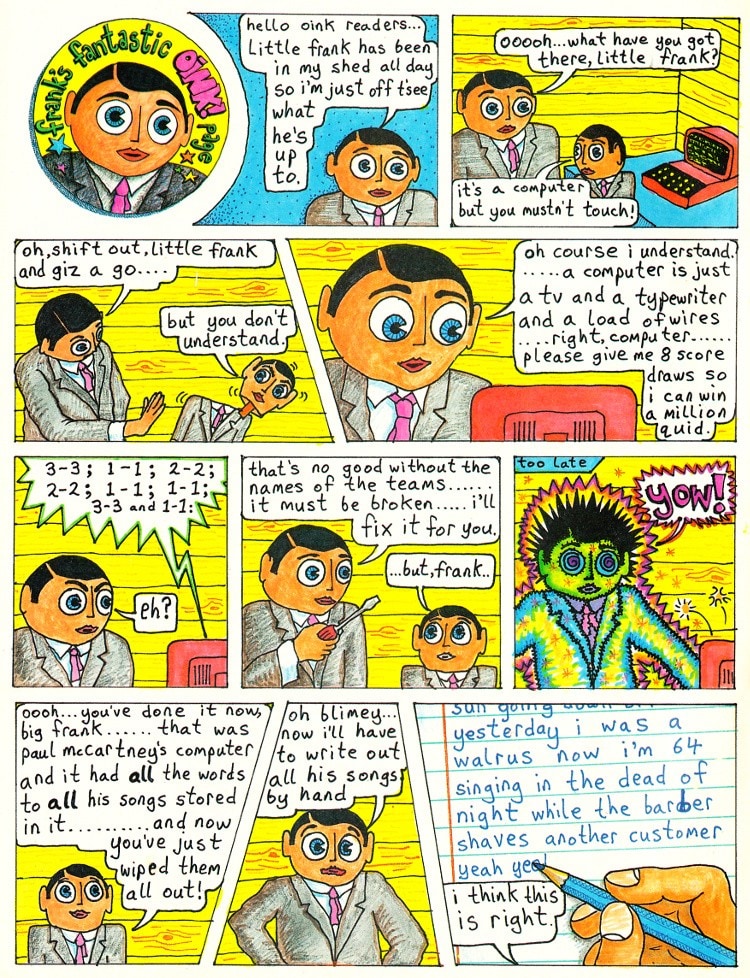 Frank Sidebottom Strip in Oink!
