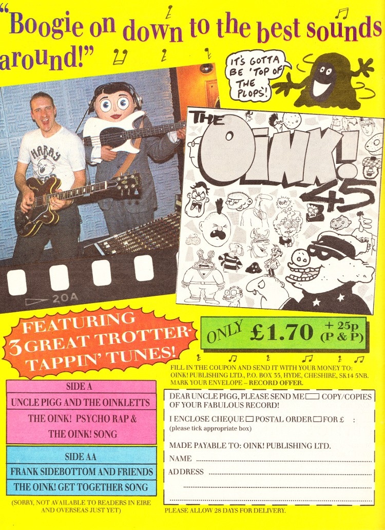 Frank Sidebottom Strip in Oink!