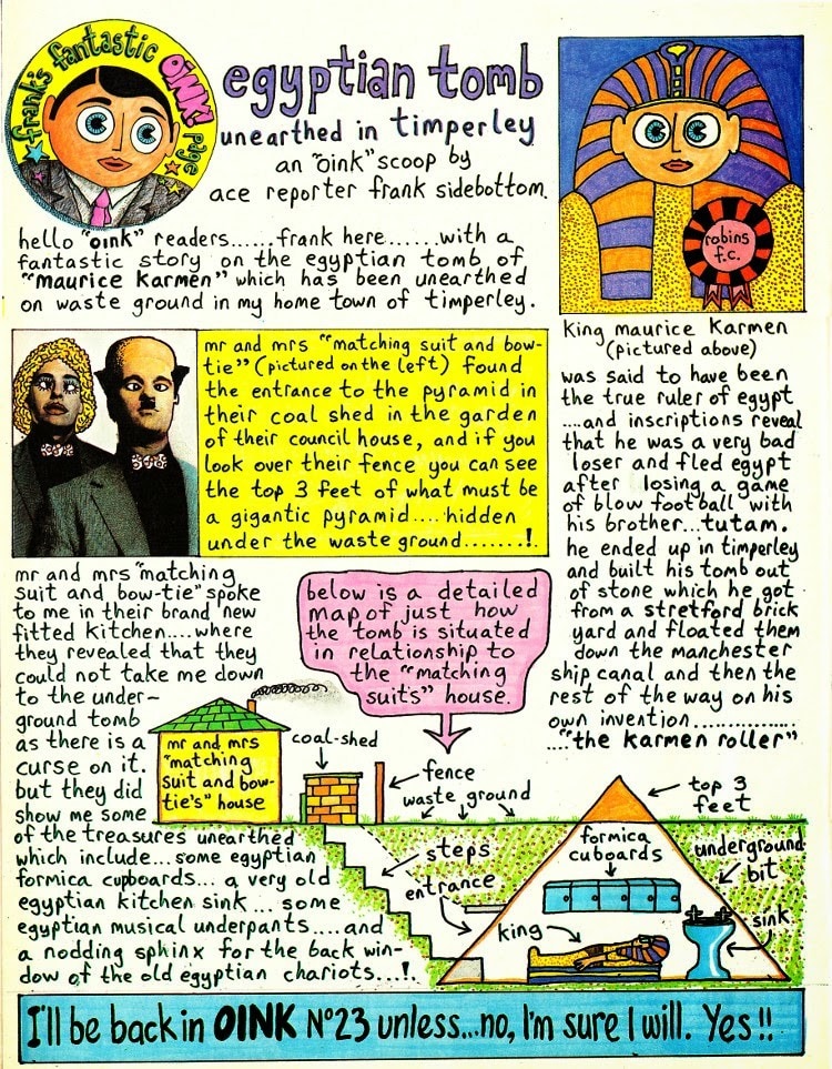 Frank Sidebottom Strip in Oink! 7