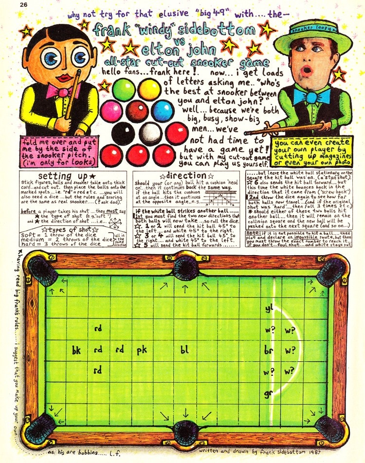 Frank Sidebottom Strip in Oink! 8