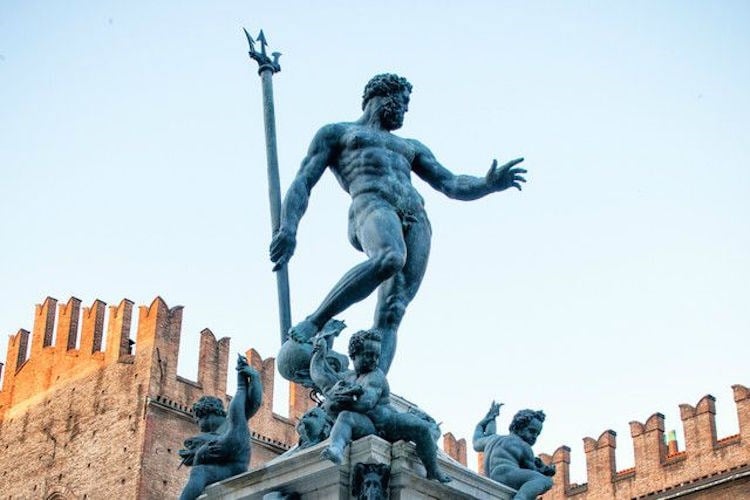 neptune nude statue