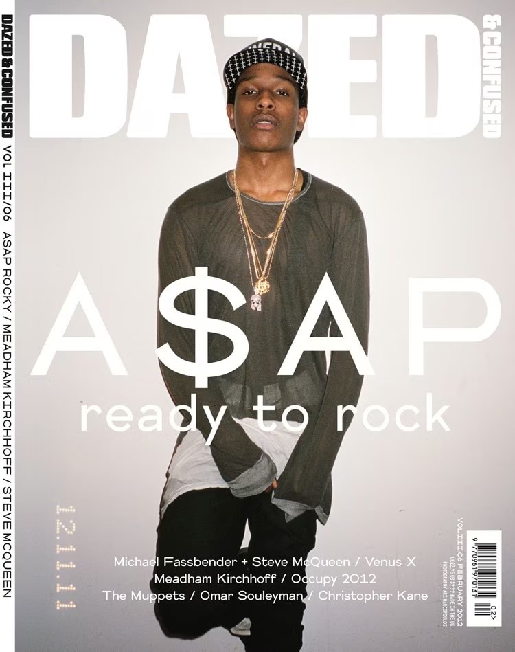 A$AP Rocky on the cover of Dazed, February 2012 0