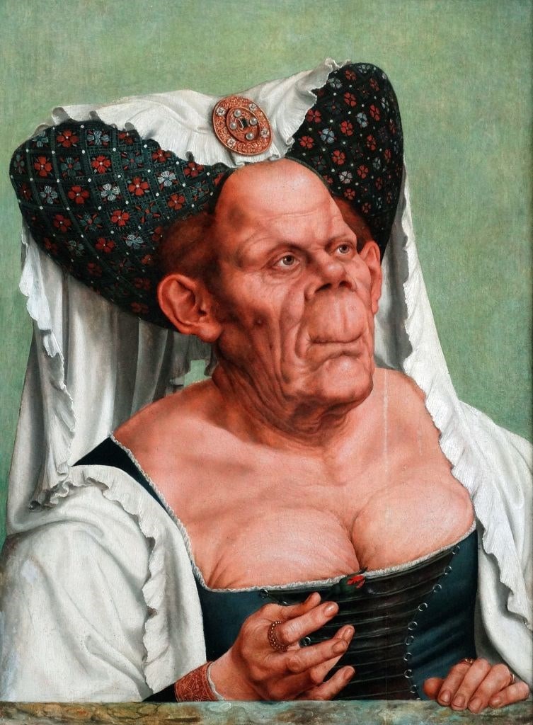 ‘An Old Woman (‘The Ugly Duchess’)’ by Quentin Matsys