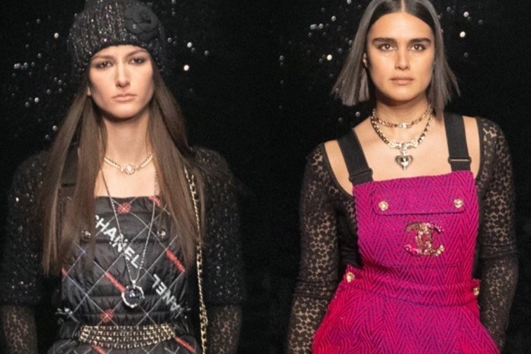 Salopettes are hot for AW21 at Chanel Womenswear