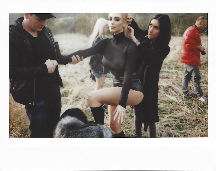 Kim Kardashian Kanye West Juergen Teller Polaroid System