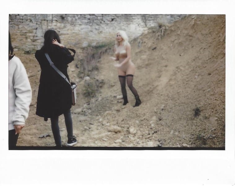Kim Kardashian Kanye West Juergen Teller Polaroid System 6
