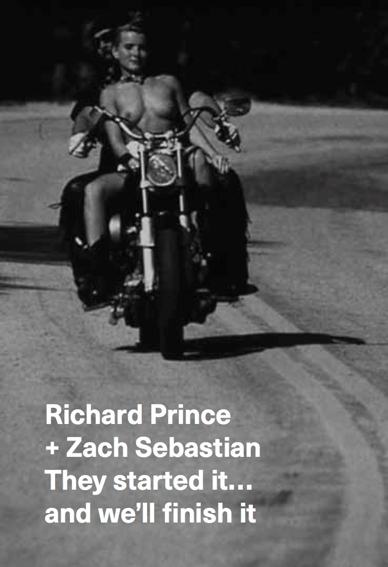 Richard Prince, Zach Sebastian They started it zine