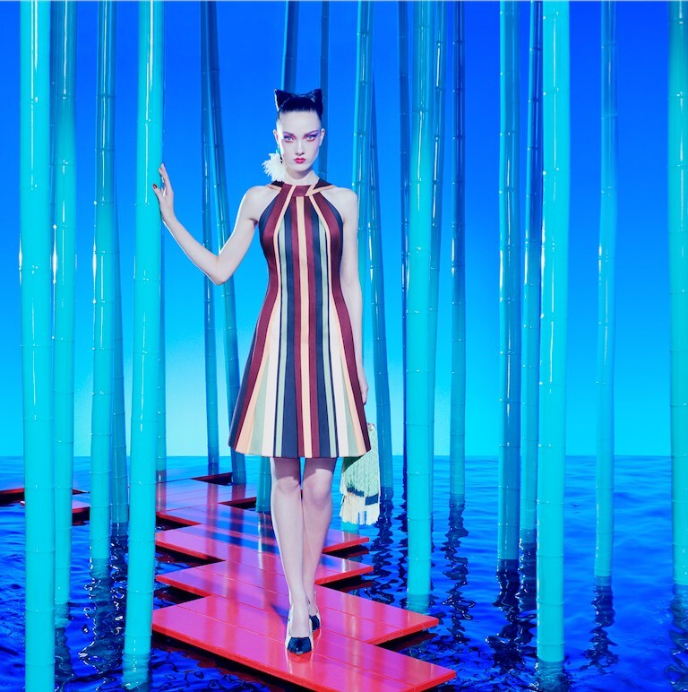 Paule Ka SS17 campaign Miles Aldridge Yumi Lambert 0