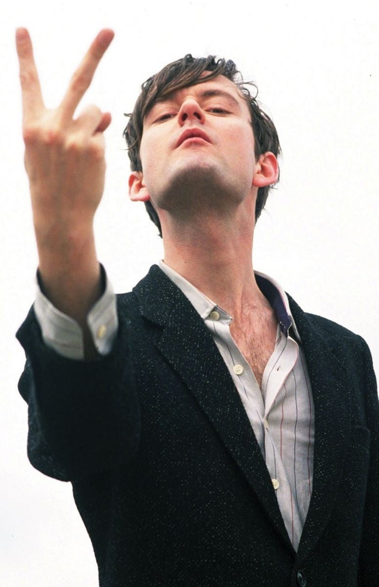 The young Jarvis Cocker, photographed by Steve Double