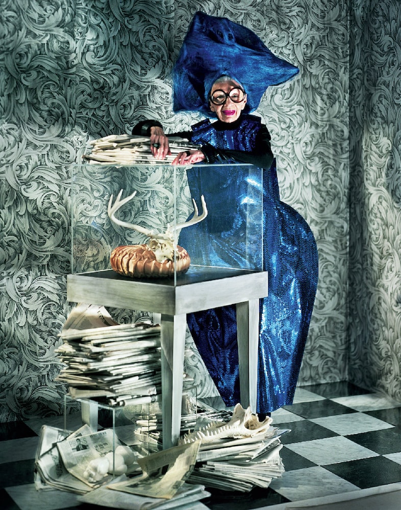 Clothing by Comme des Gar&#231;ons AW12; headpiece by D 3