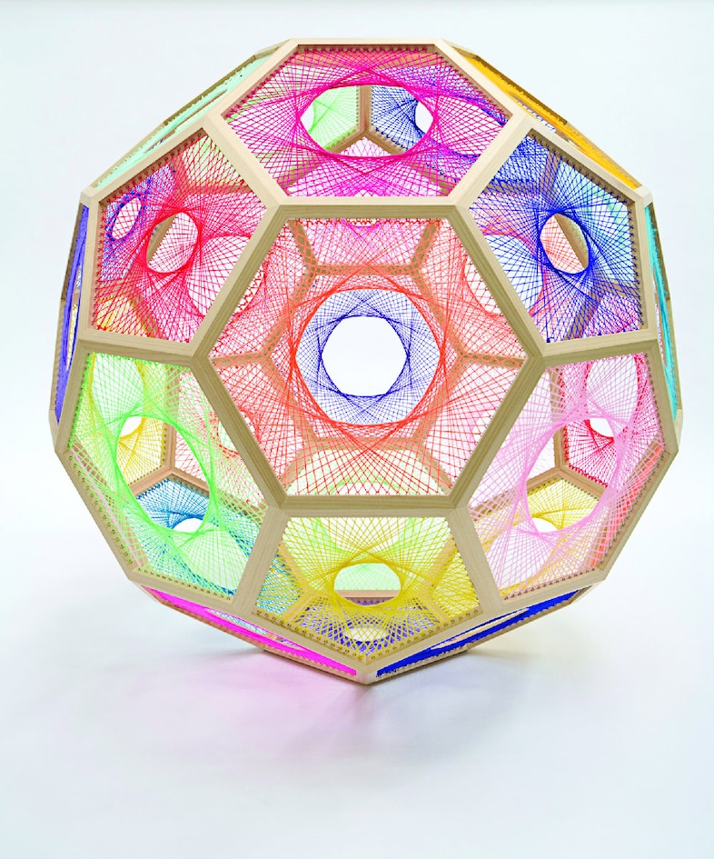 Sliding Ladder: Truncated Icosahedron #I, by Nike 8