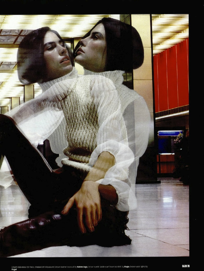 Dazed &amp; Confused February 1999, ‘Balenciaga’, Text 8
