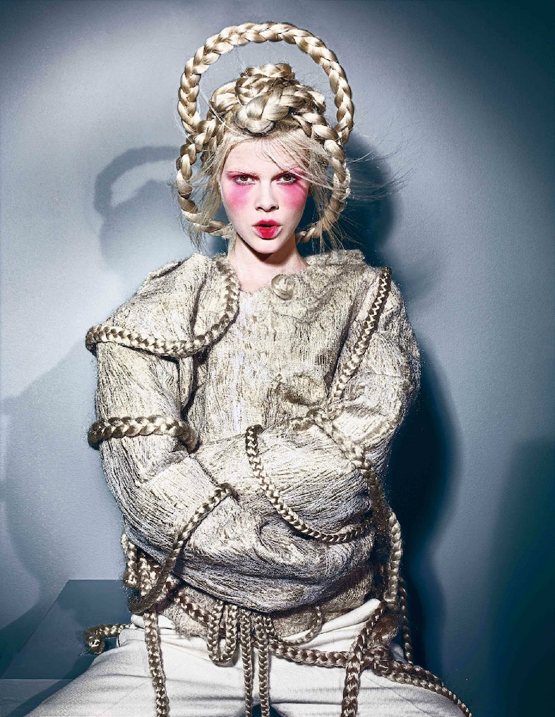 Straight jacket by Maurizio Anzeri; trousers by Ce 6