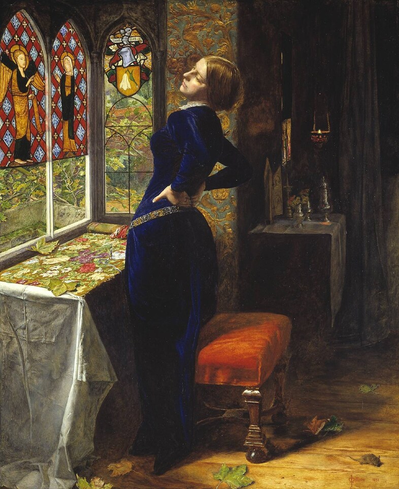 Sir John Everett Millais, Bt, Mariana, 1851 6