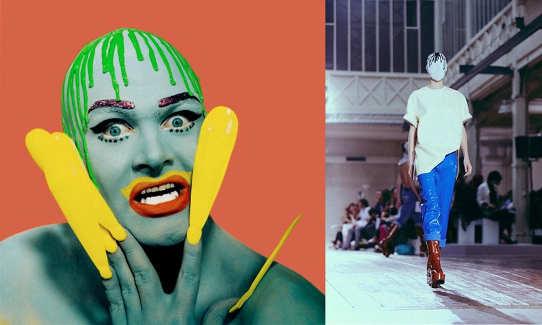 leigh bowery - dripping paint