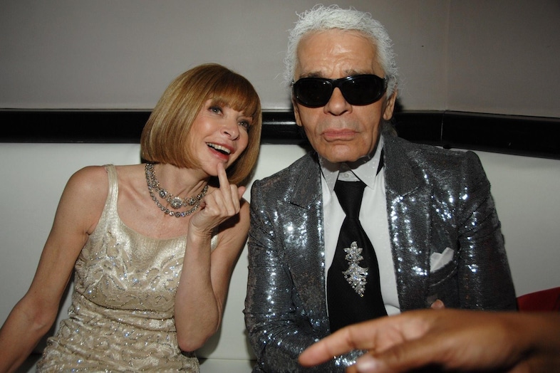 Karl and Anna Wintour
