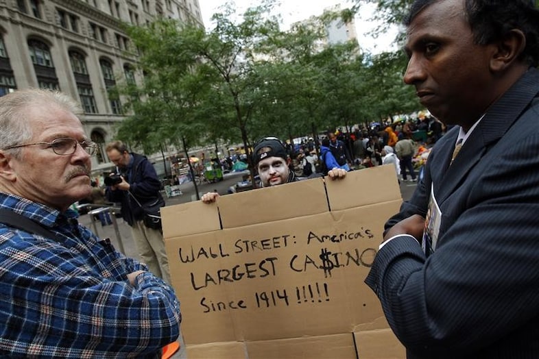 An Occupy protester, Dazed Digital