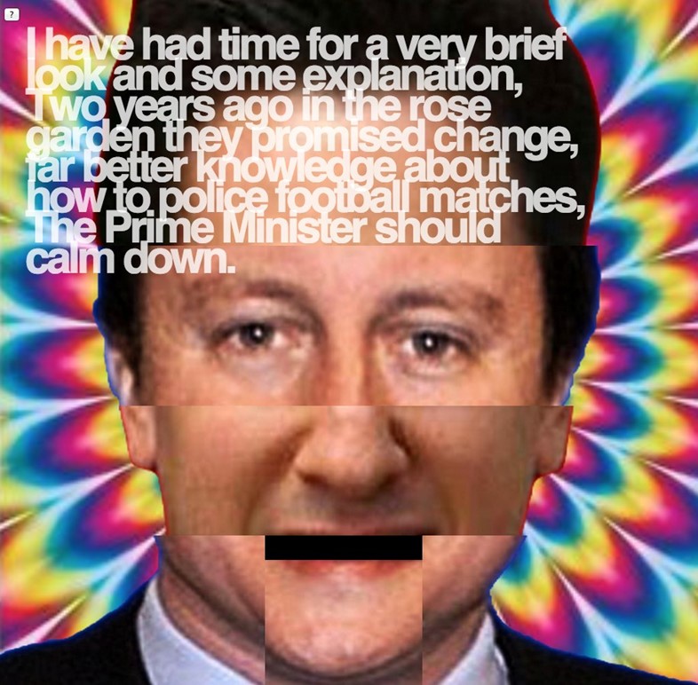David Cameron spinbot