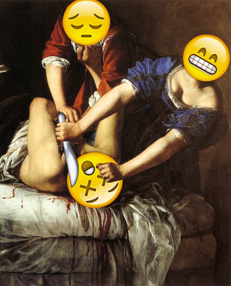 Judith Slaying Holofernes emoji 6