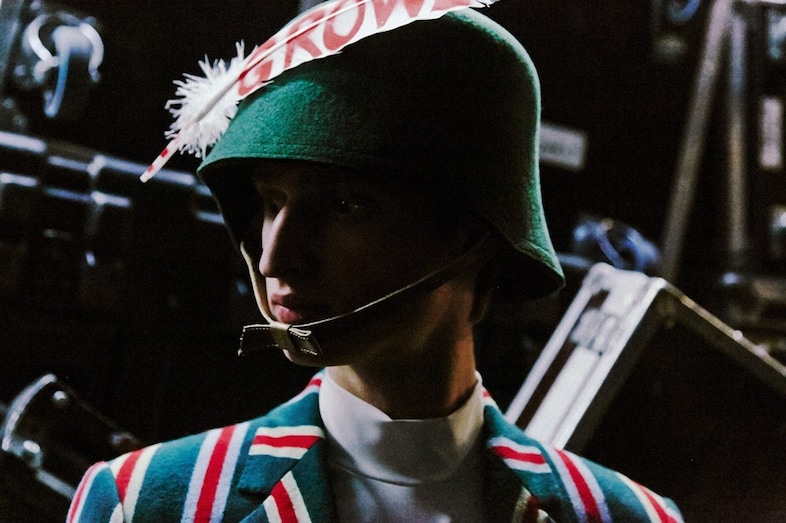 Backstage at Walter Van Beirendonck AW14