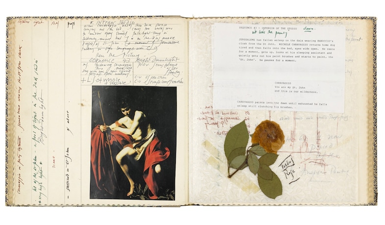 Pages from Derek Jarman&#39;s sketchbook