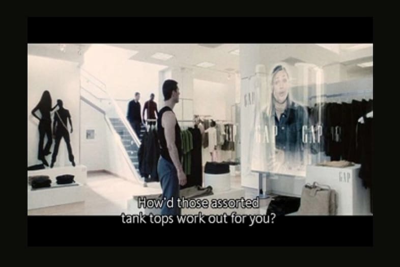 5 - scene from minority report, in which advertisi