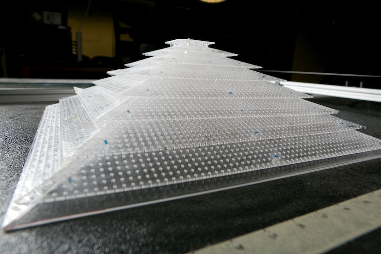 1) A 3D acoustic cloak developed by engineers to h