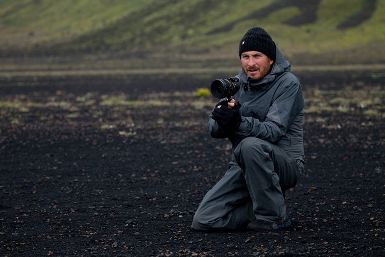 Darren Aronofsky filming on location in Iceland