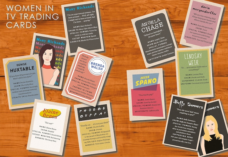 Women in TV Trading Cards