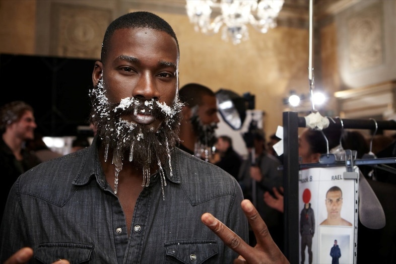 Vivienne Westwood backstage AW12